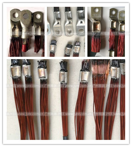 電機(jī)引線焊接機(jī) 熱熔機(jī) 銅線和端子相熔接為整體 - 中頻點(diǎn)焊機(jī) - 1